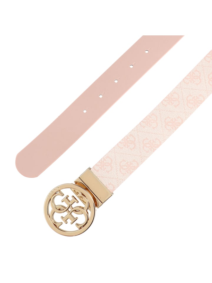 Guess Noelle Wendegürtel Leder in sand günstig kaufen 90 cm