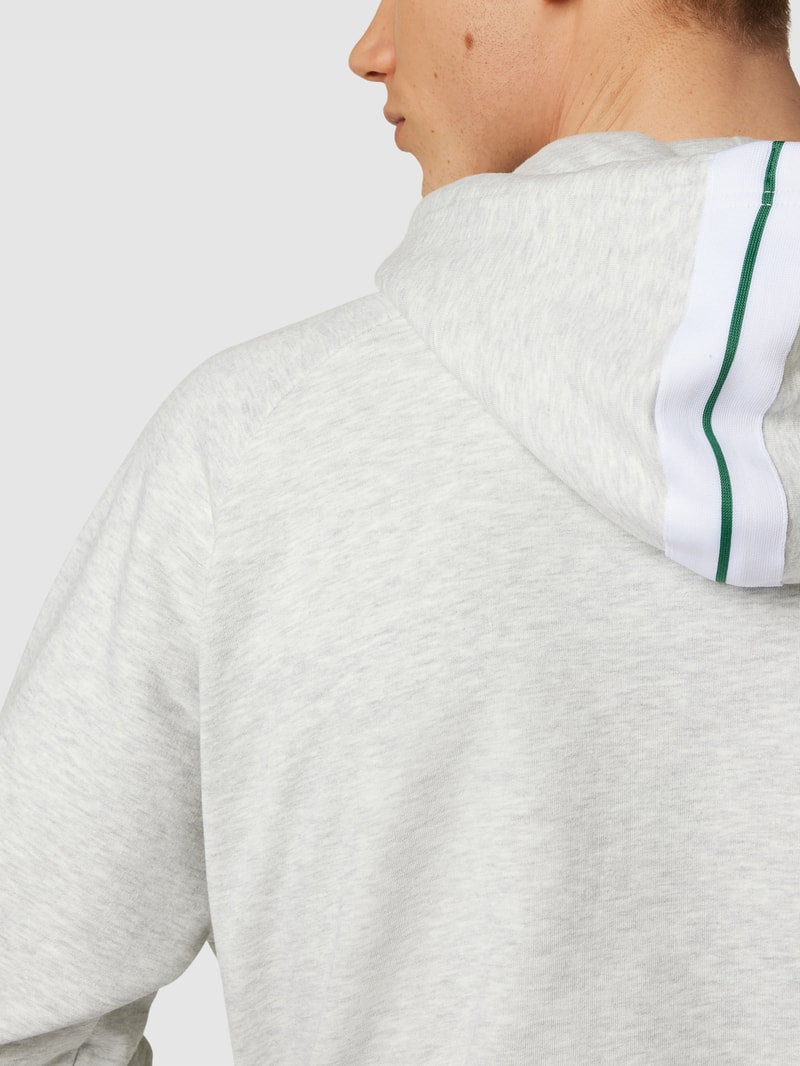 Hoodie mit Label-Print Modell 'GIARADINI OH HOODY' in hellgrau