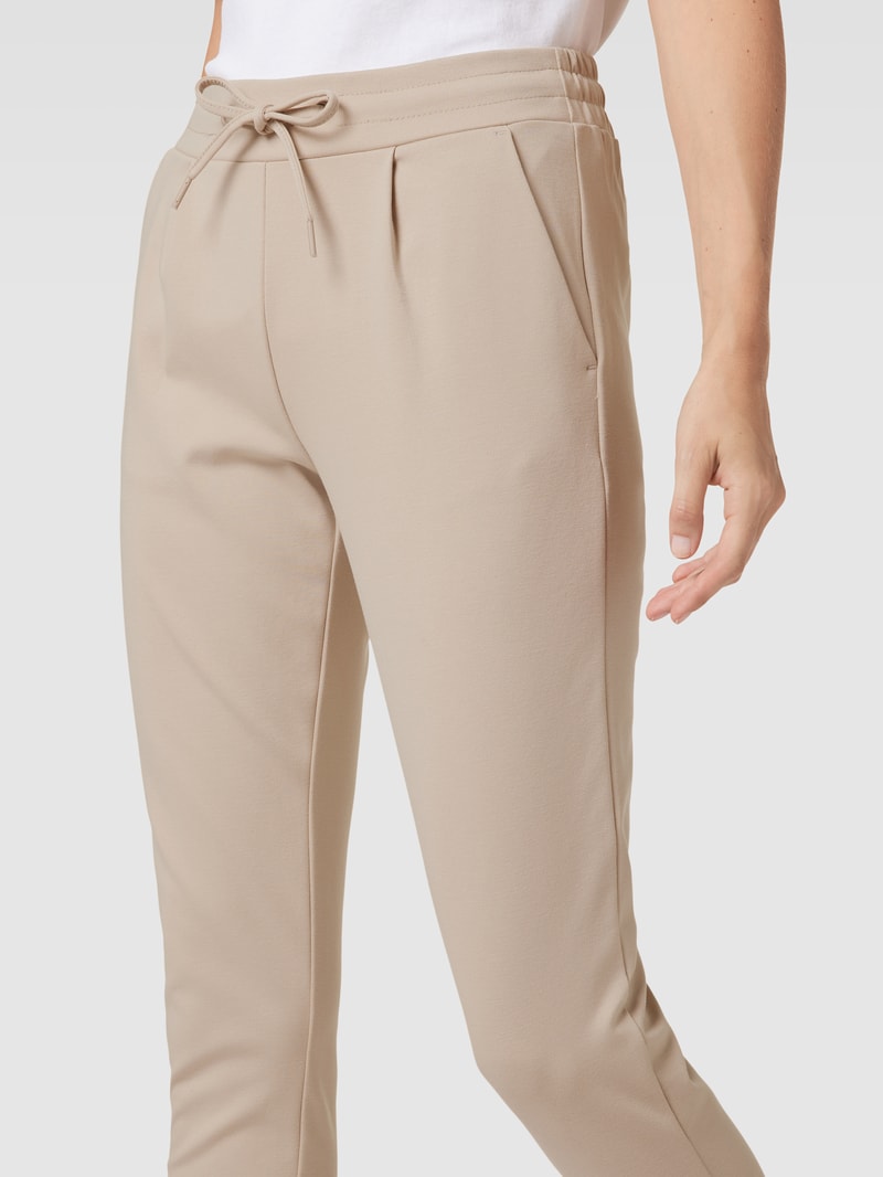Sweatpants mit Tunnelzug Modell 'KATE' in beige