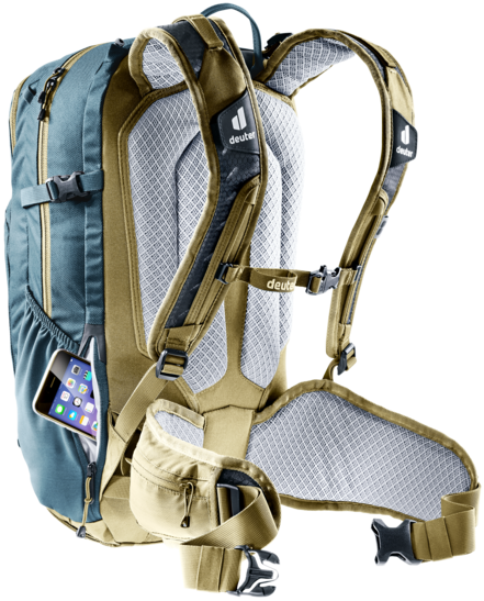 deuter Attack 20 | Fahrradrucksack mit modernem Protektor