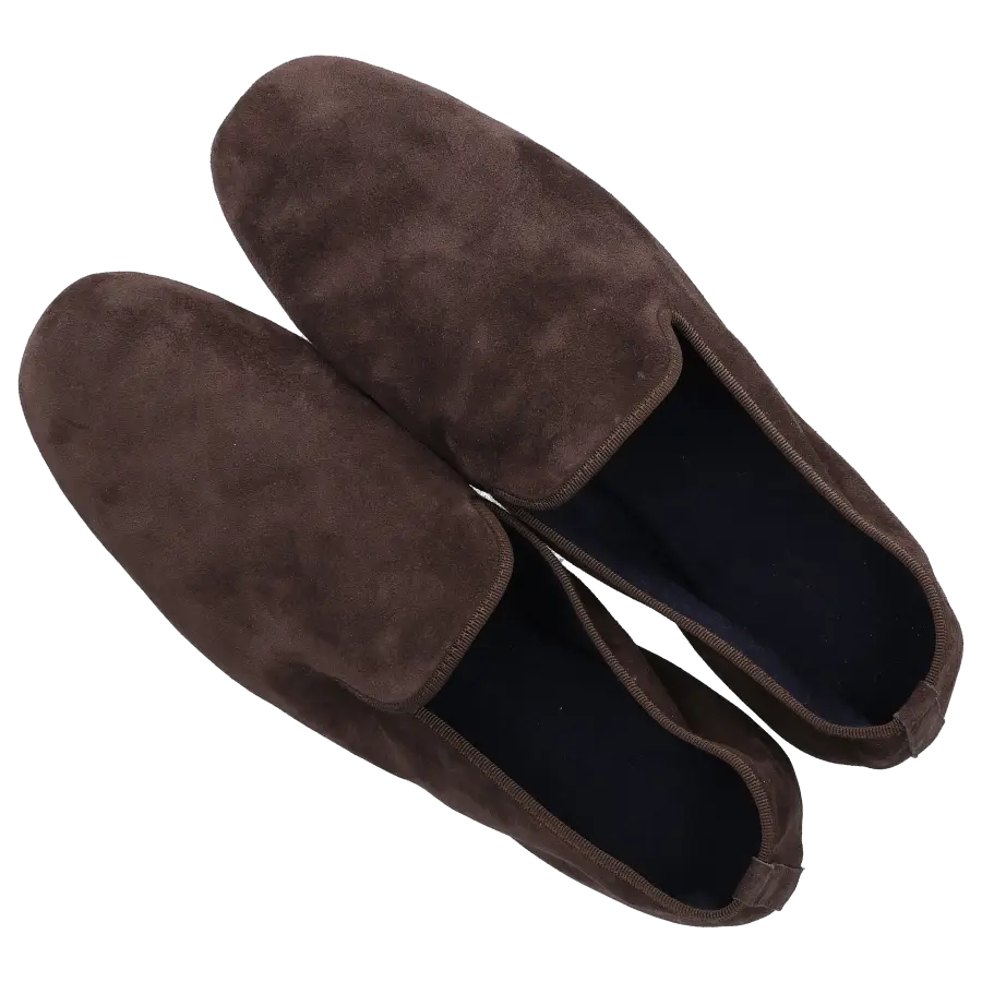 Henderson - Hausschuhe SUITE Veloursleder - braun