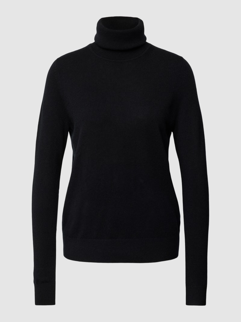 Longsleeve aus Kaschmir in schwarz