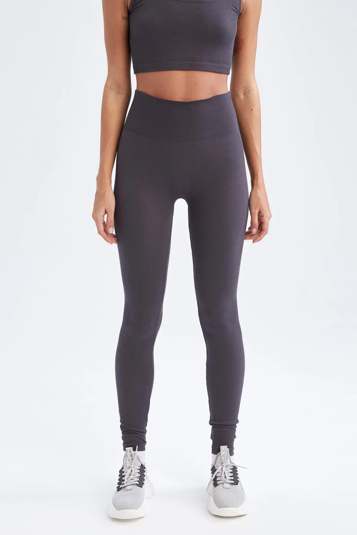 DeFacto  Passgenaue, nahtlose Sport-Leggings mit hoher Taille