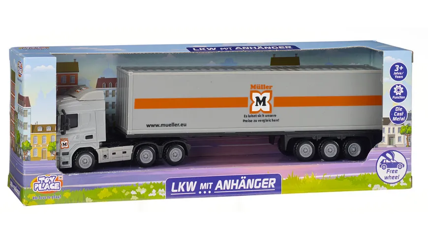 Müller - Toy Place - LKW mit Anhänger 