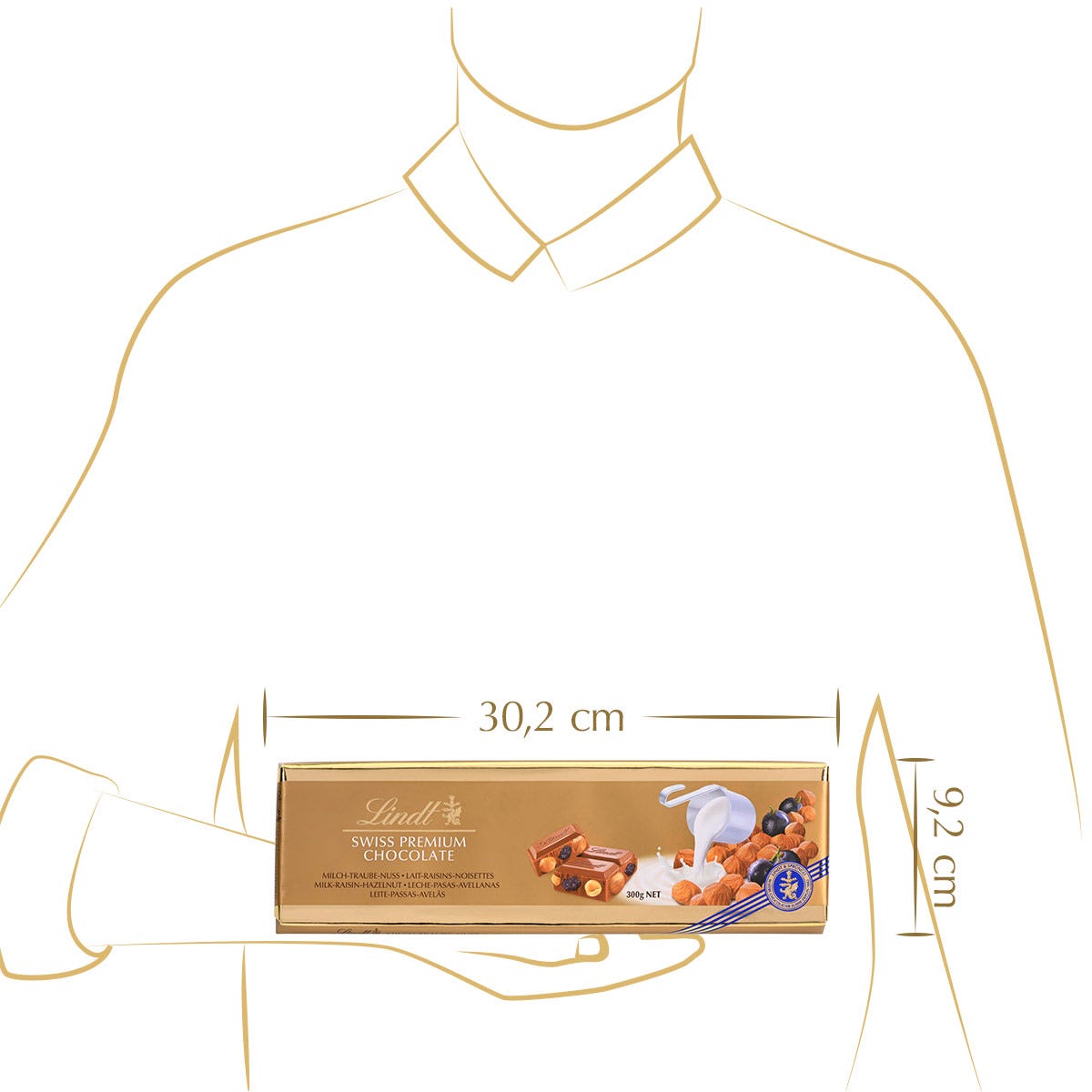 Vollmilch Traube Nuss, 300g