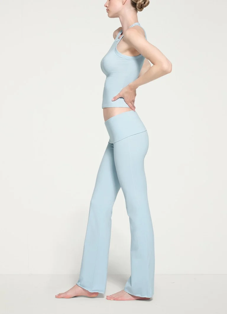 SKIMS  Cotton Jersey mid waist straight fit loungebroek