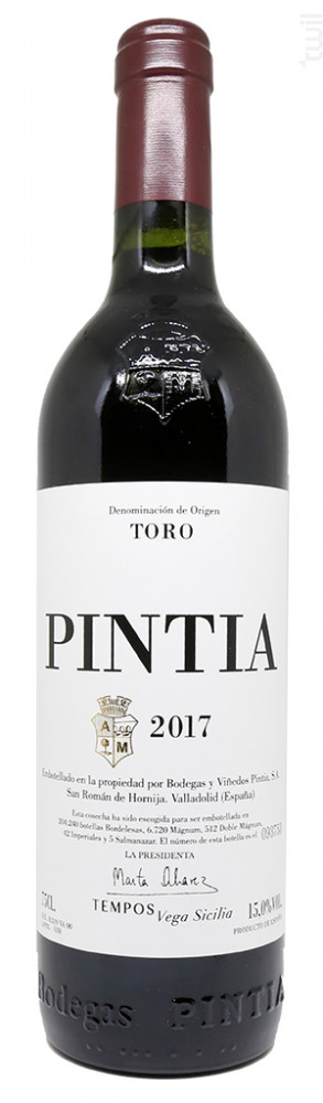 Toro - Pintia Bodegas Vega Sicilia Vin Rouge●Toro 2017 75cl