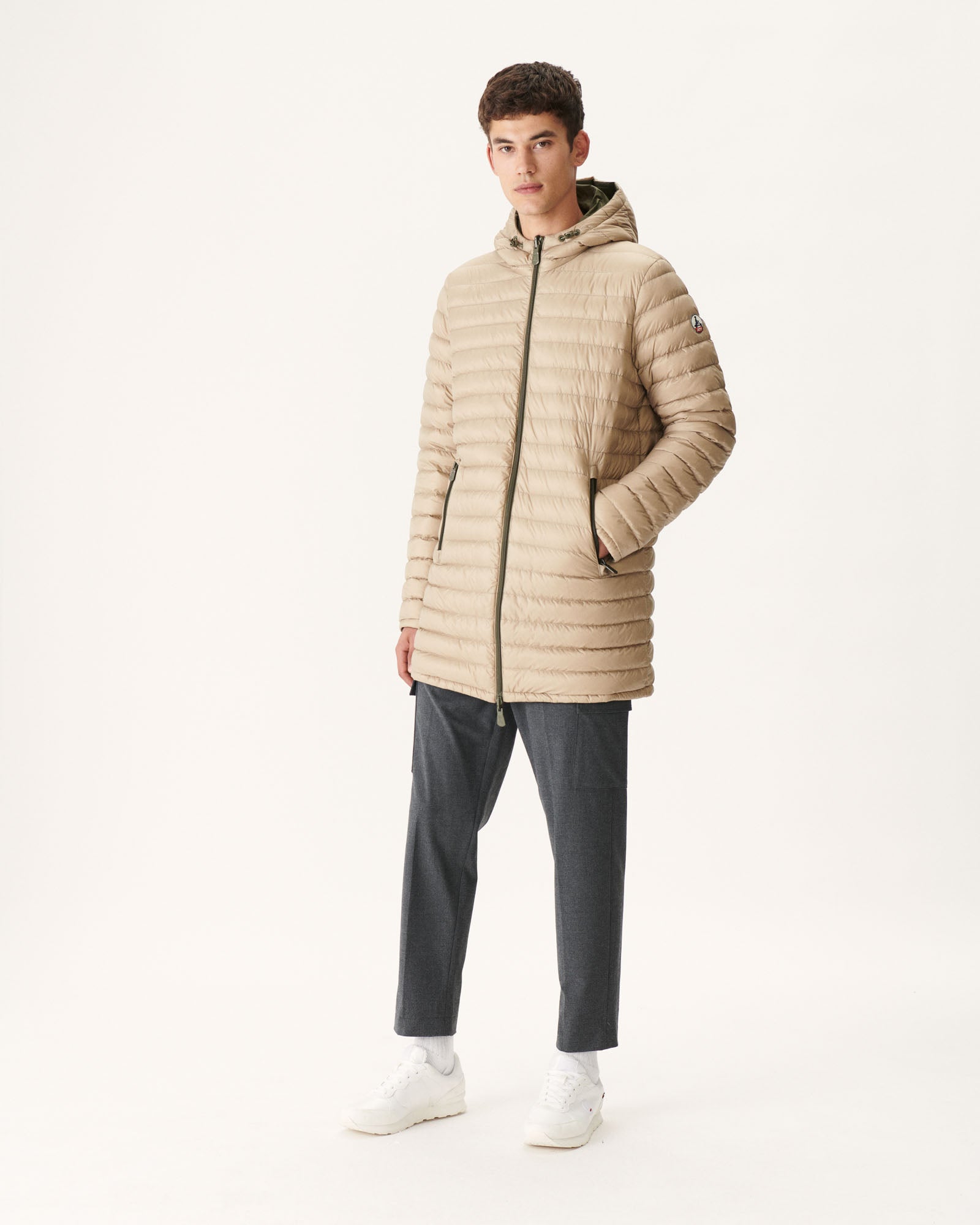 Doudoune réversible Army/Beige Amsterdam