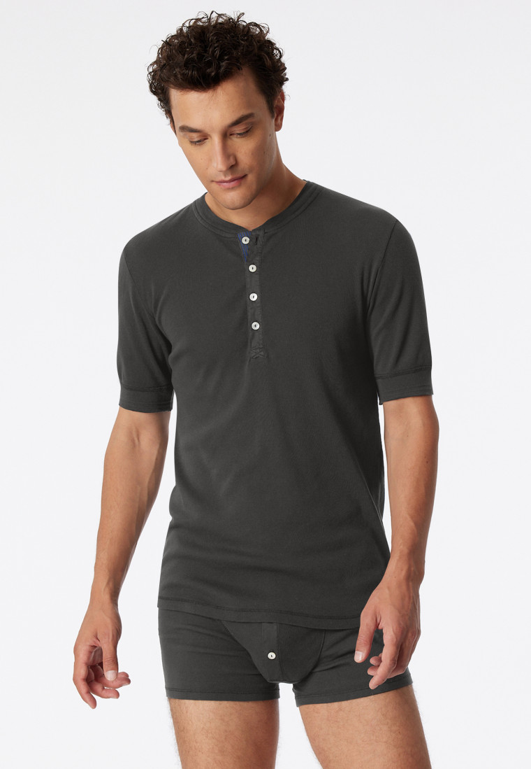 Shirt kurzarm anthrazit - Revival Karl-Heinz