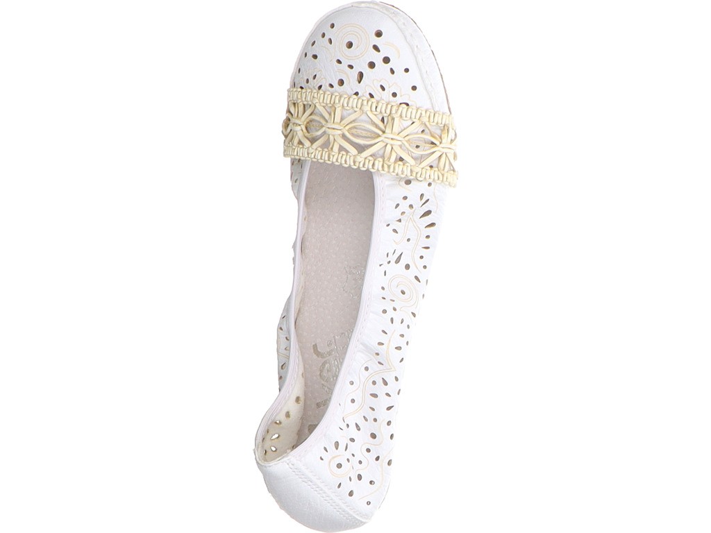 RIEKER Ballerinas weiss