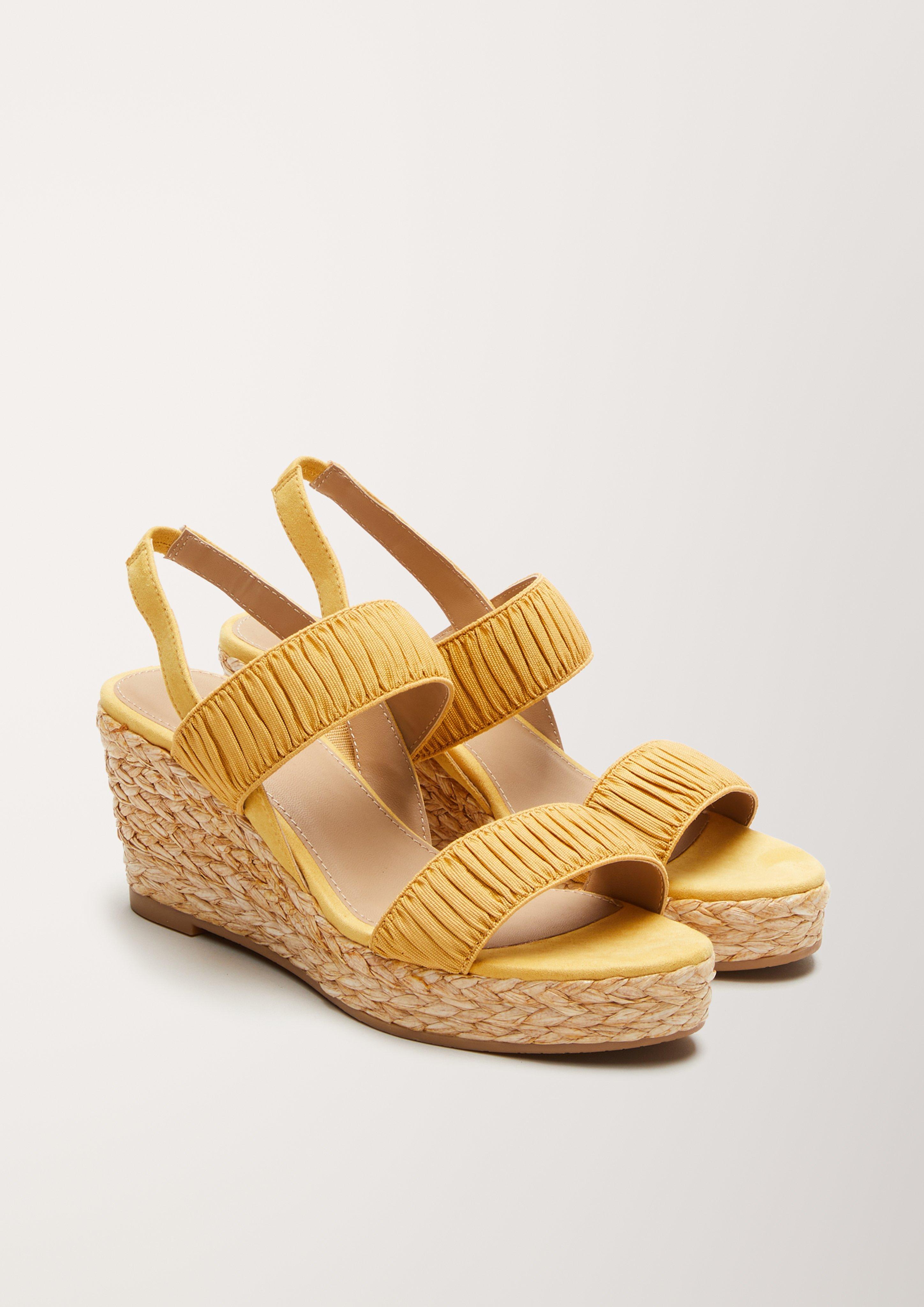 Wedges mit Raffung  6005723-600