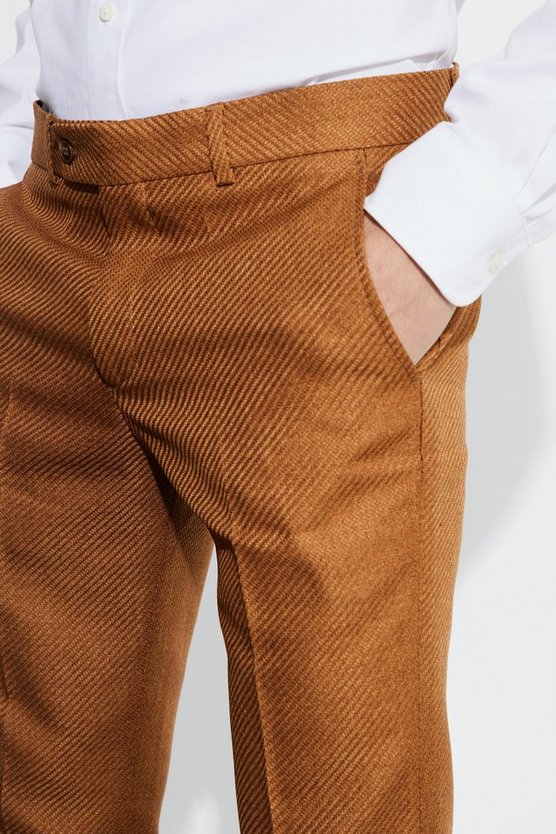 Skinny Anzughose mit Print