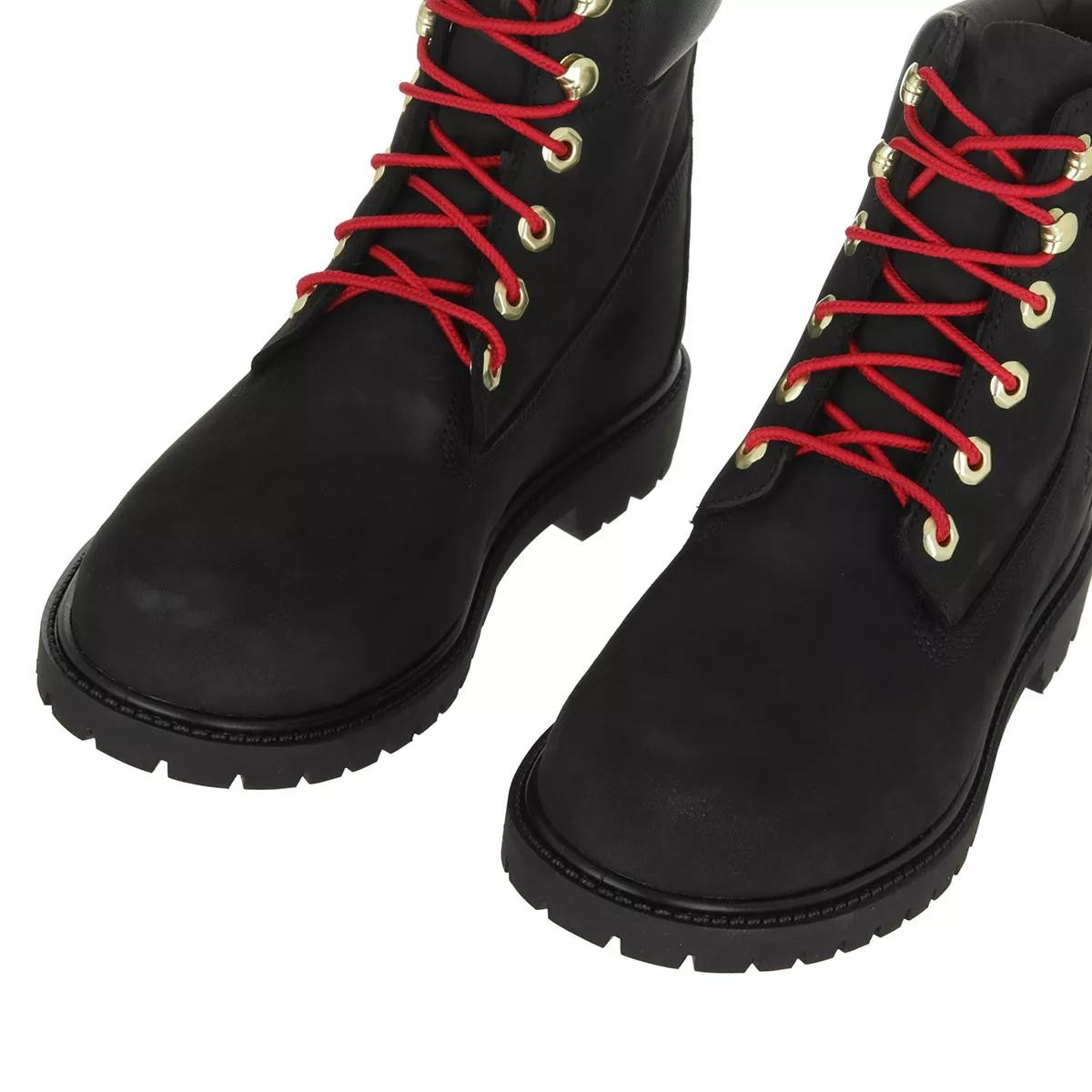TIMBERLAND Stiefeletten schwarz Schnürstiefel