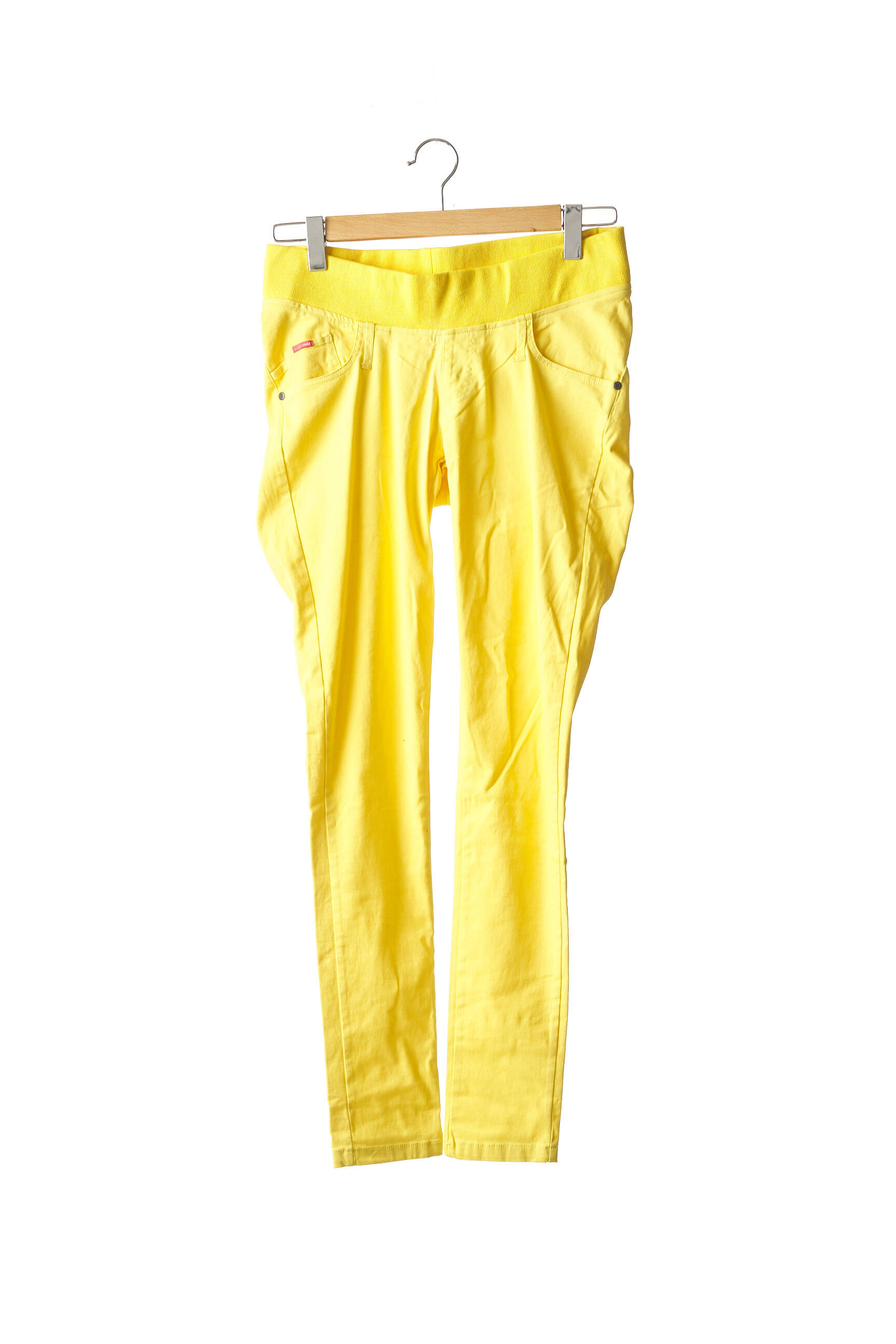 Ohma   Pantalons Maternite Femme couleur jaune