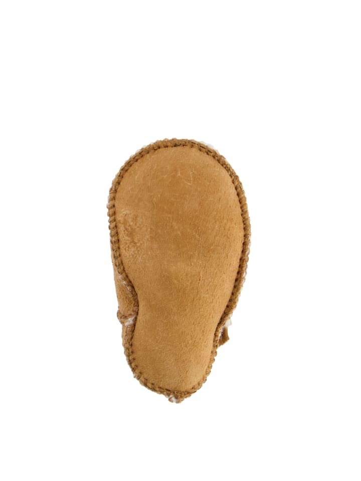 Warmbat Hausschuhe Hay Baby Bootie in Cognac günstig kaufen