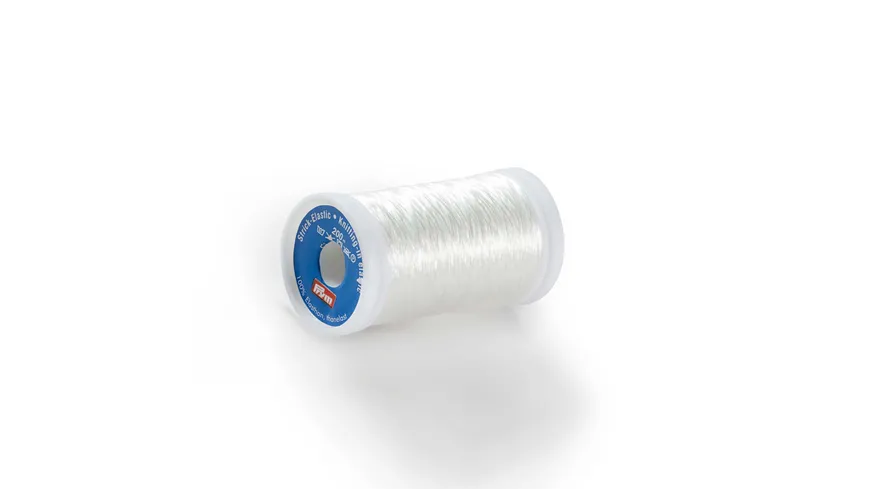 Prym Strick-Elastic Beilaufgarn transparent 200 m