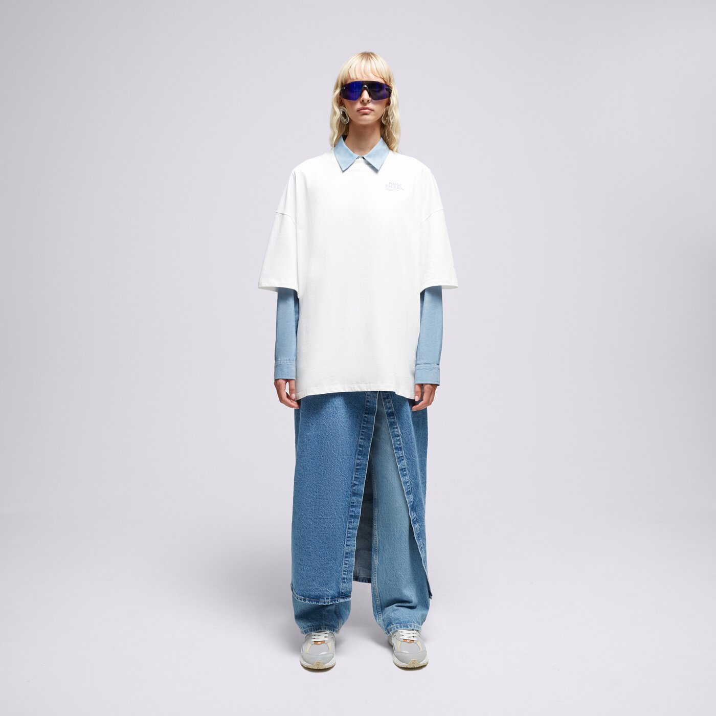 S.NOW JOB SIZEER T SHIRT “MAYBE”-NATURAL WHITE Weiß