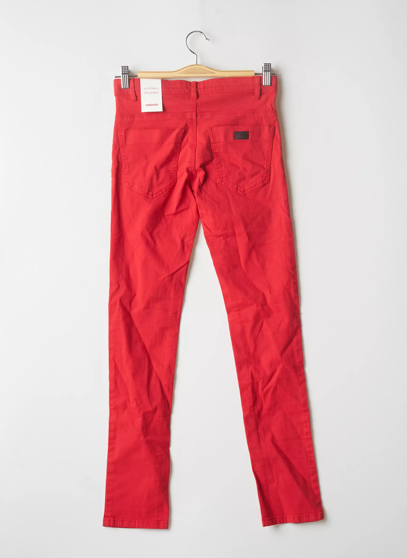 Catimini Pantalons Slim Garcon couleur rouge