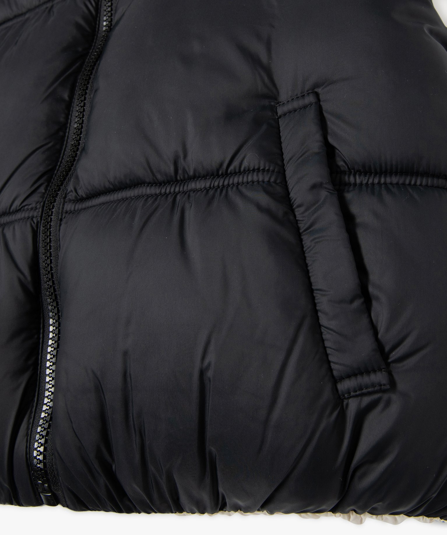 Doudoune matelassée sans manches réversible fille noir | GEMO