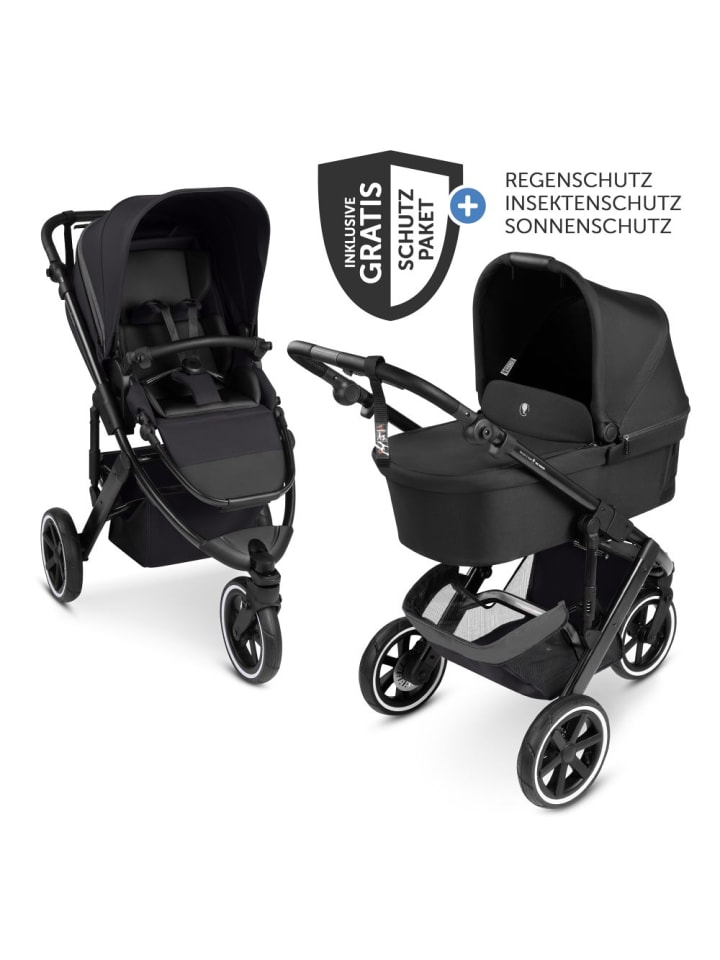 ABC-Design Kombi-Kinderwagen Salsa 5 Run - inkl. Babywanne, in schwarz günstig kaufen onesize