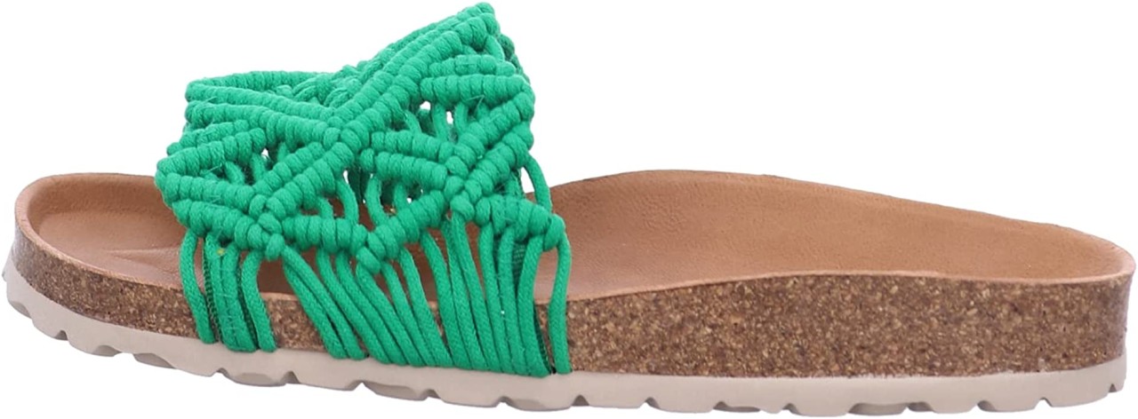 VERBENAS Komfort Sandalen grün VERDE