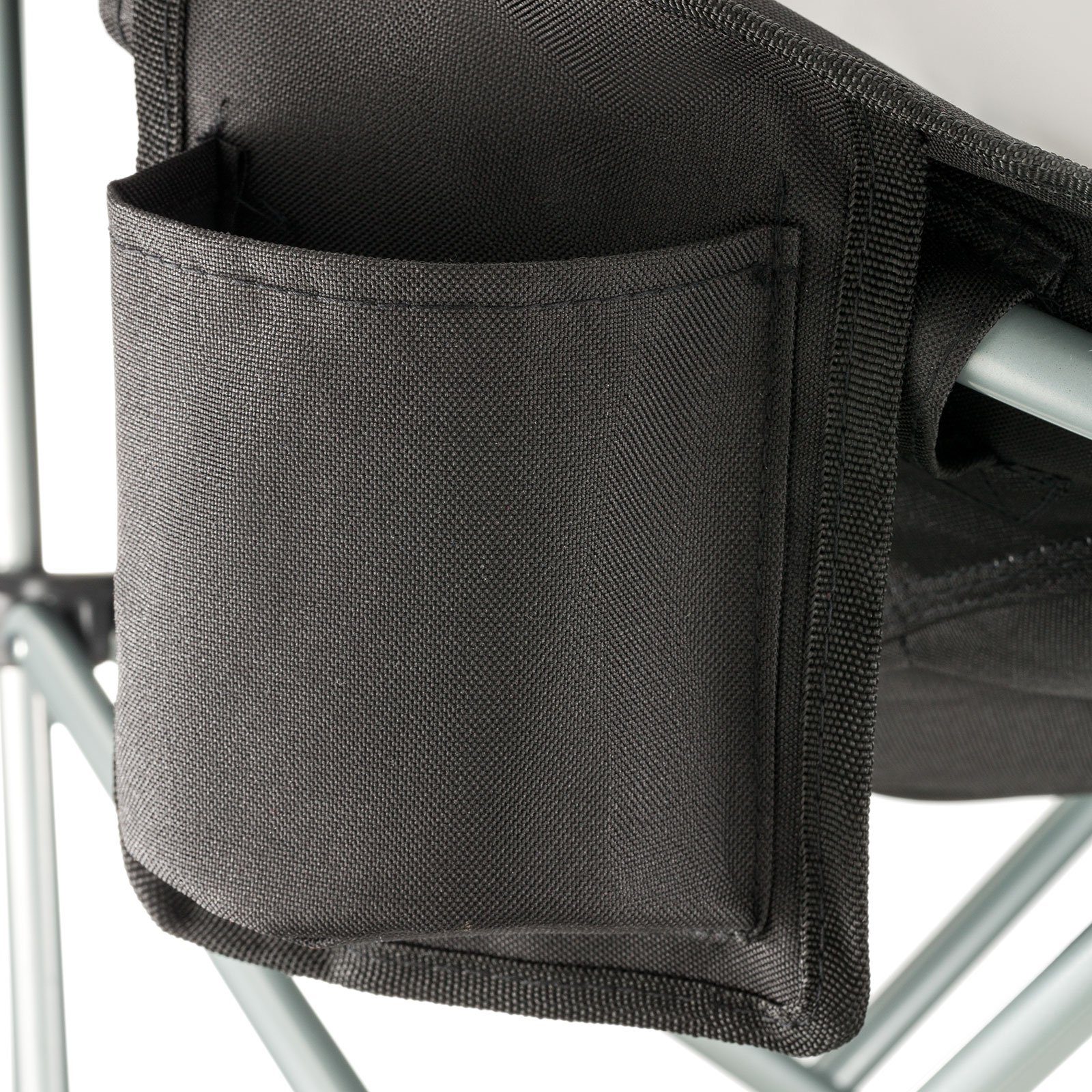KingCamp Campingstuhl MoonChair XL Camping Klapp Stuhl, Garten Falt Sessel Kühltasche 150 kg