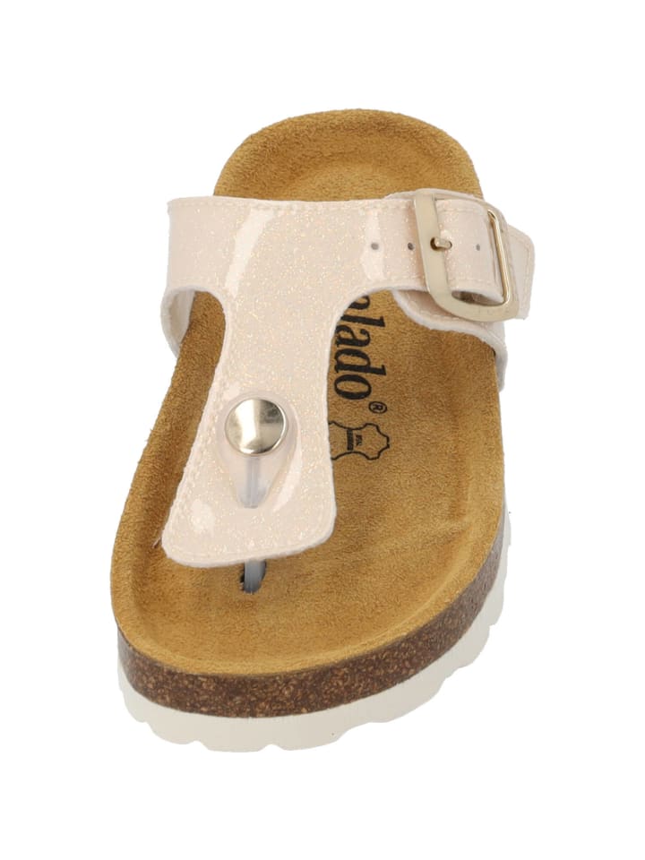 palado Pantoletten in Beige günstig kaufen