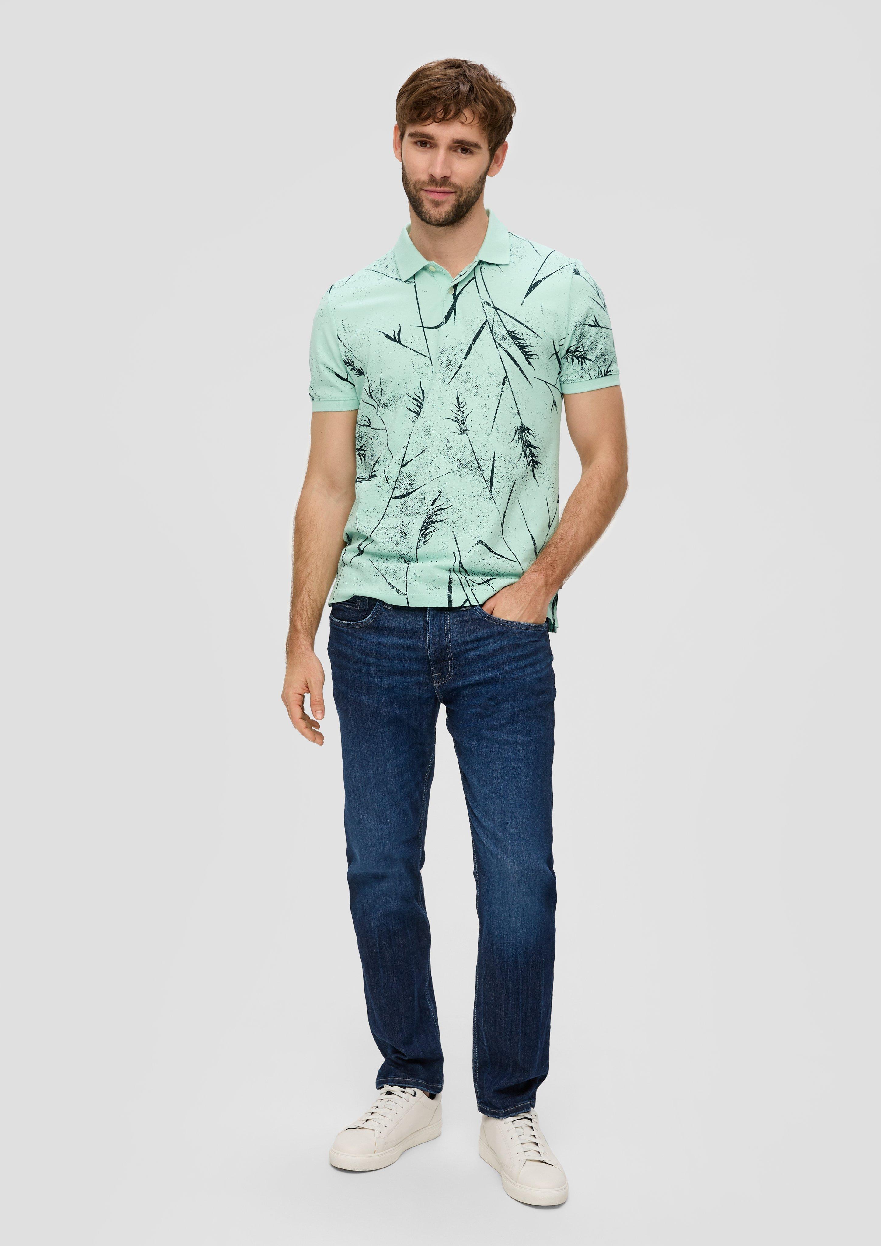 Poloshirt mit All-over-Print  2143942-65A3