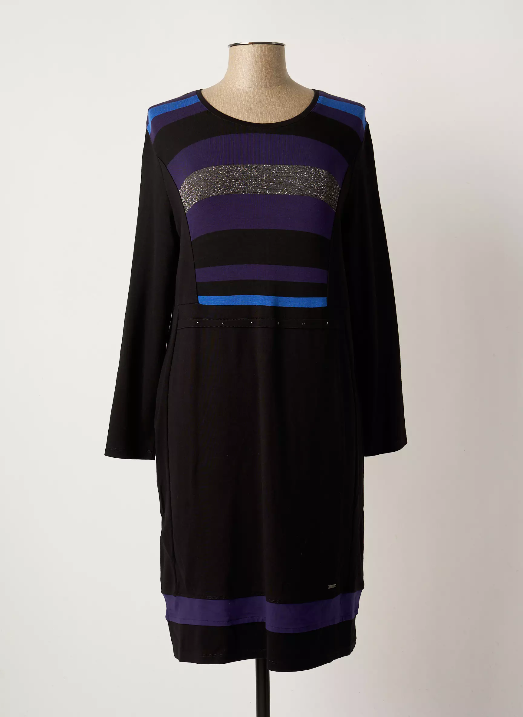 Felino Robes Mi Longues Femme couleur noir