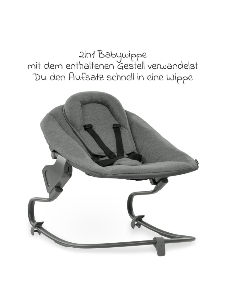 Hauck Alpha Plus Natur 4-tlg. Newborn Set - Hochstuhl   2in1 in beige,grau günstig kaufen onesize