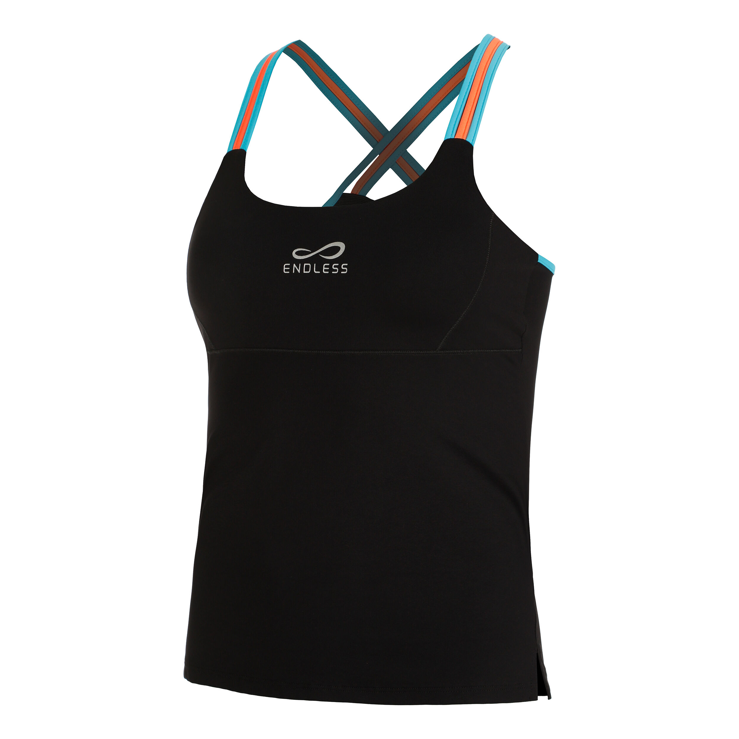 Glow T-Shirt Damen - Schwarz