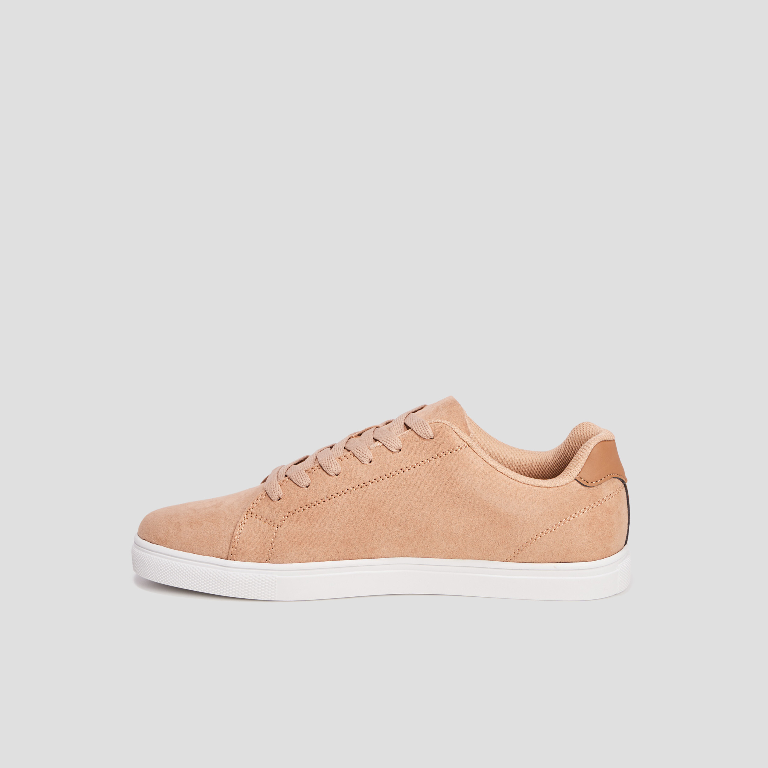 Tennis à lacets beige homme | La Halle