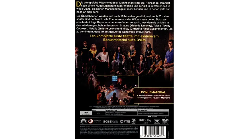 Yellowjackets - Staffel 1  [4 DVDs]