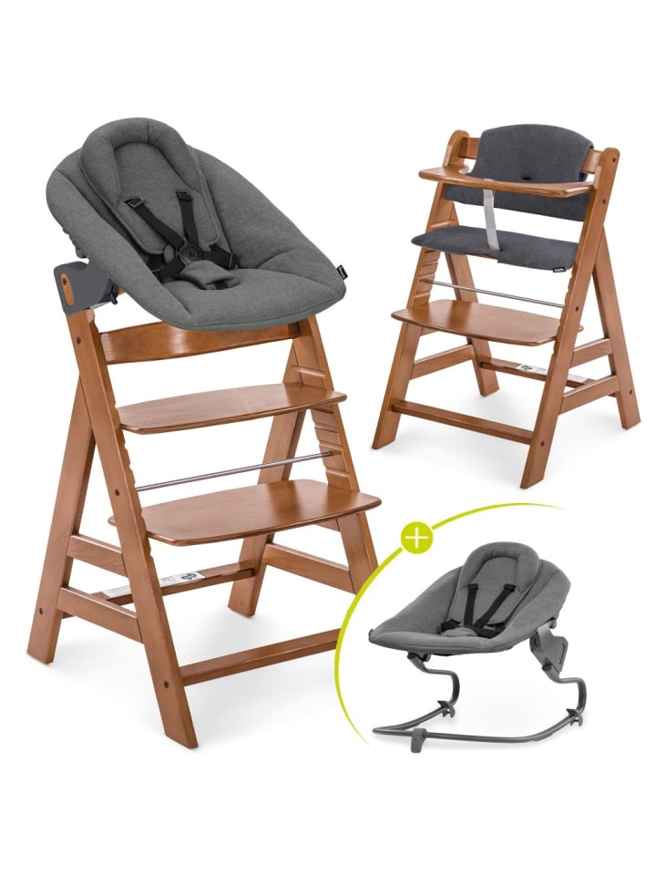 Hauck Alpha Plus Walnut 4-tlg. Newborn Set Dark in braun günstig kaufen onesize