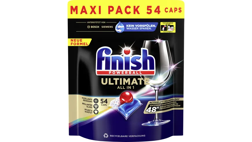 Finish Spülmaschinentabs Ultimate All-in-1 Maxipack Regular