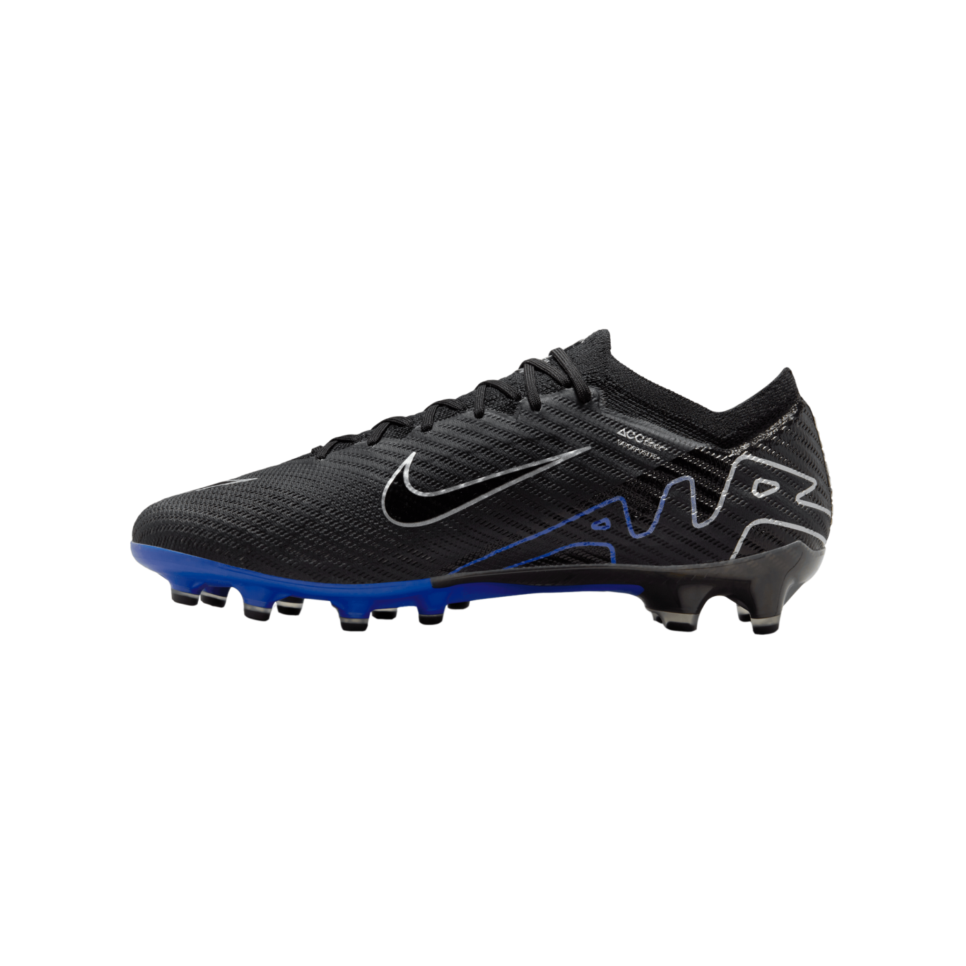 Nike Air Zoom Mercurial Vapor XV Elite AG-Pro Schwarz Silber Blau F040