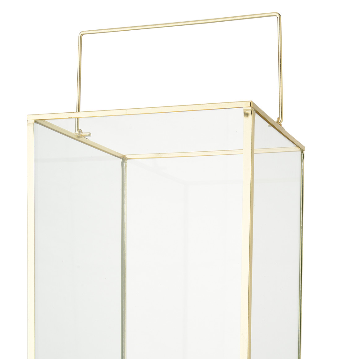 Laterne in Gold-Optik