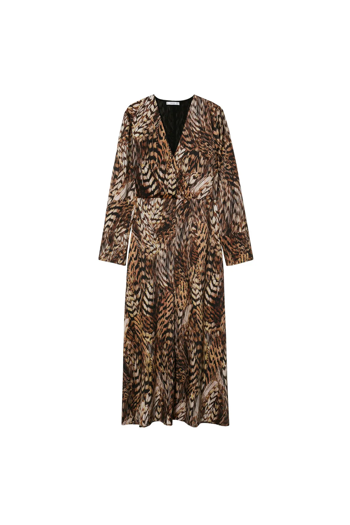 MANGO  Braunes Damenkleid 37047764