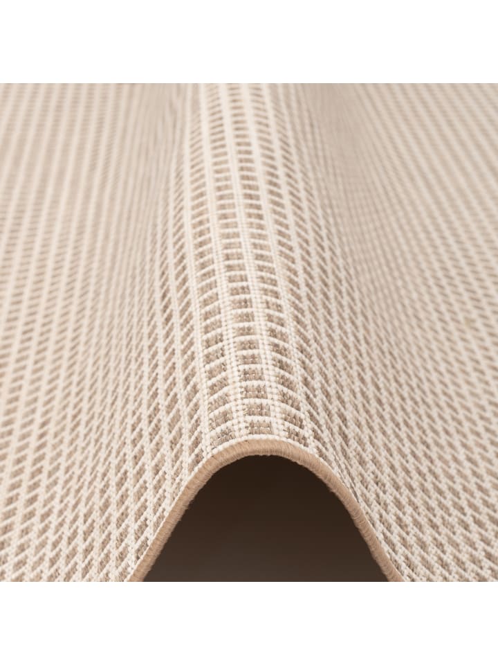 Snapstyle In & Outdoor Läufer Flachgewebe Oslo Trend in Beige günstig kaufen