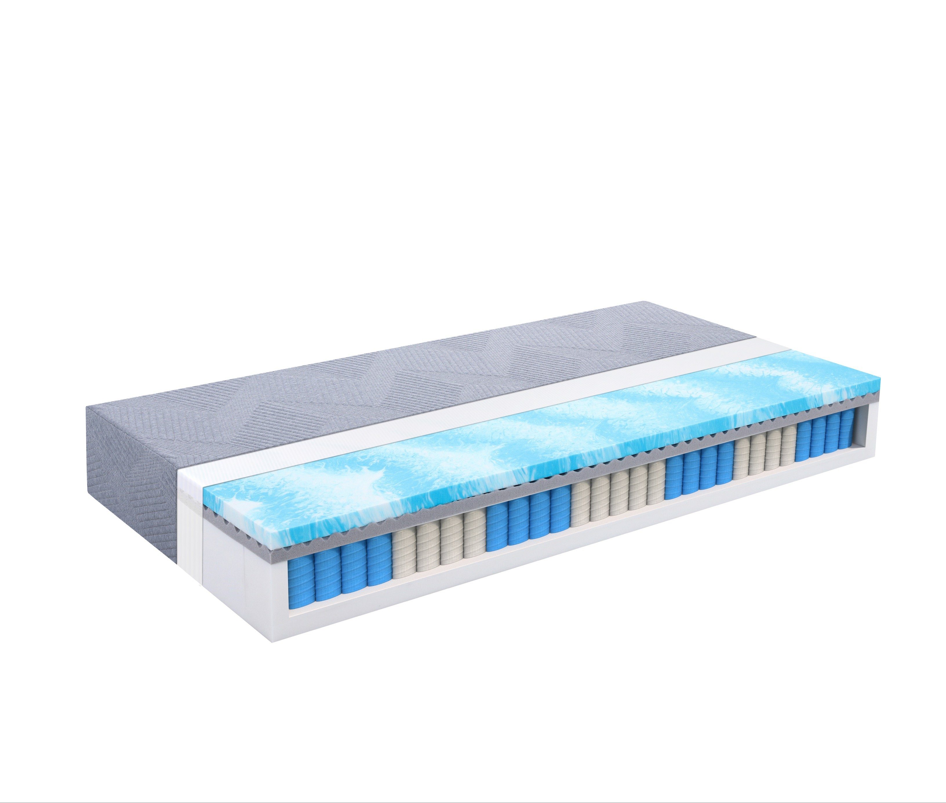 Taschenfederkernmatratze PLUS, DYNAMIC ZONING™-Federkern-System, MLILY, 26 cm hoch, gute Anpassungsfähigkeit und Atmungsaktivität