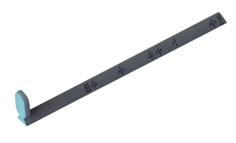 Leitz 5180 2 Anschlagschiene Kunststoff 65 Blatt 5172 Dunkelgrau