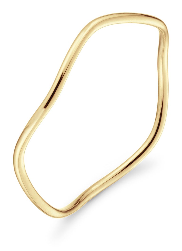 Jackie 14K Gold  Wavy ring van 14 karaat geelgoud