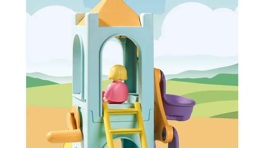 PLAYMOBIL 71326 1.2.3 Erlebnisturm mit Eisstand