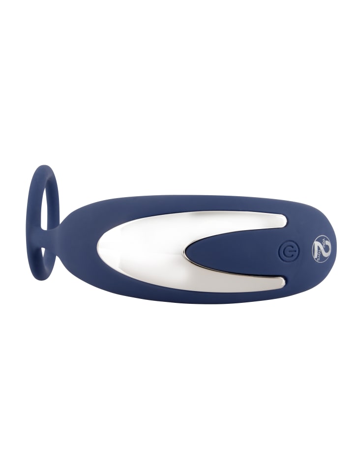 You2Toys Analplug Vibrating Prostate Plug with cockring in blau günstig kaufen 14,5 cm