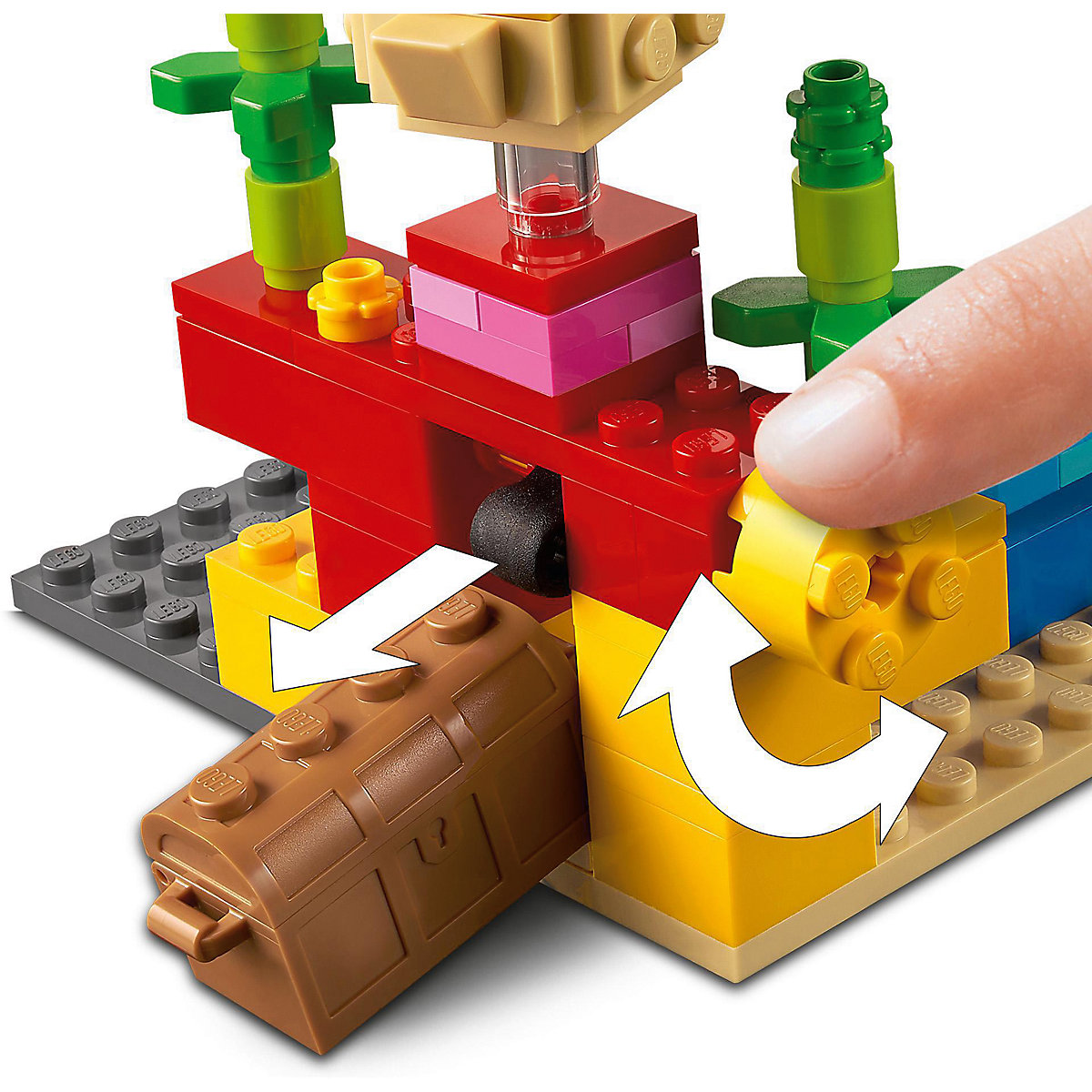 LEGO® Minecraft 21164 Das Korallenriff