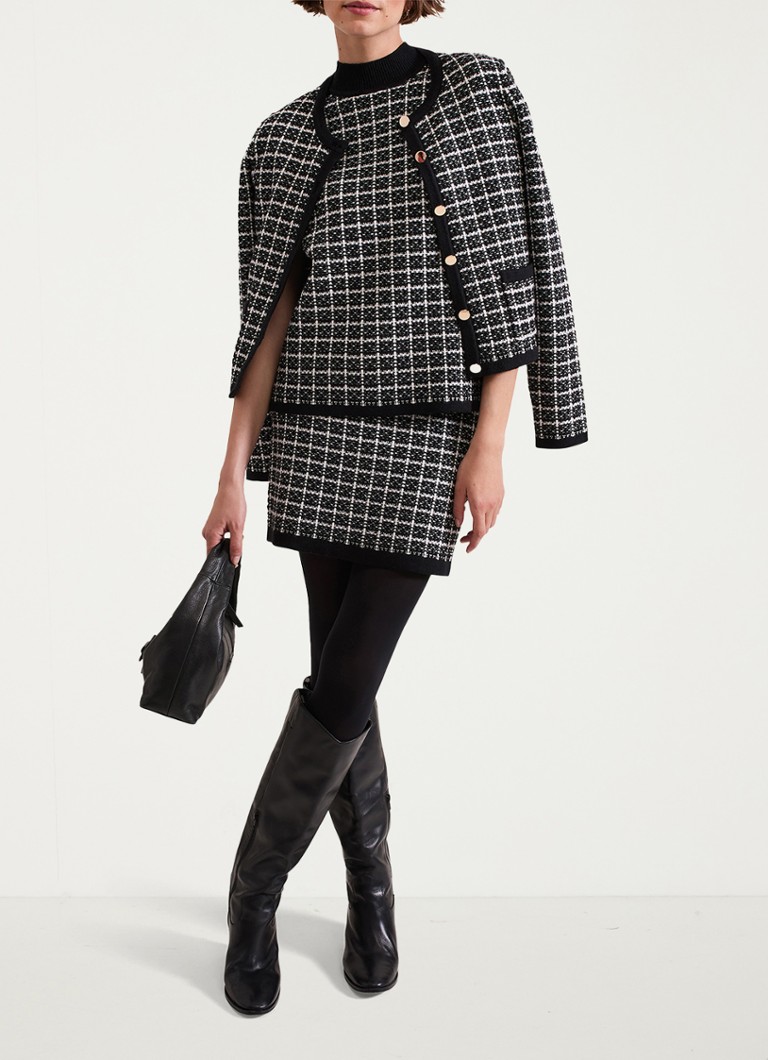 Phase Eight Tiffany paksu tweed-jäljitelmäliivi