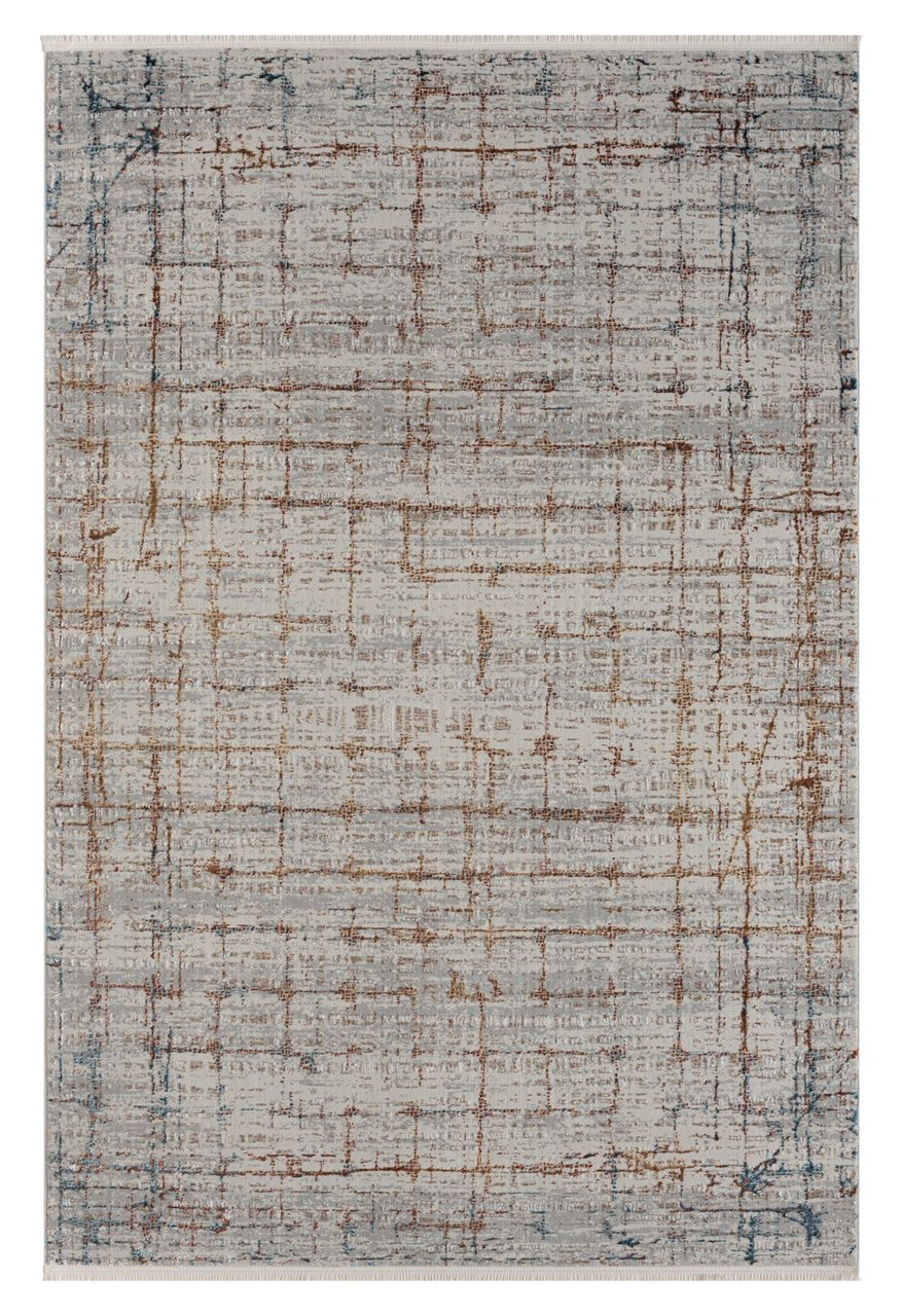 MyFlair Teppich Zoe, 200cm x 290cm, Farbe Hellgrau, rechteckig, Florhöhe 8mm