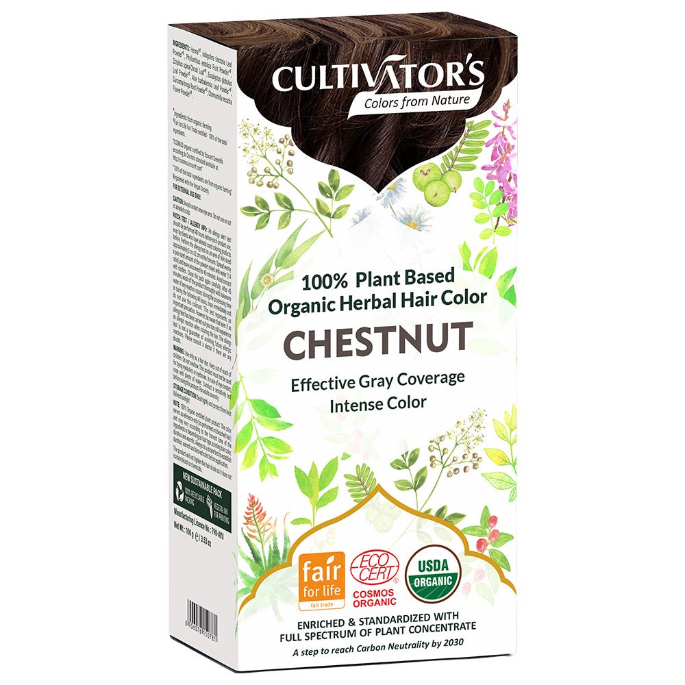 Cultivators Herbal Hair Color Chesnut 100 g