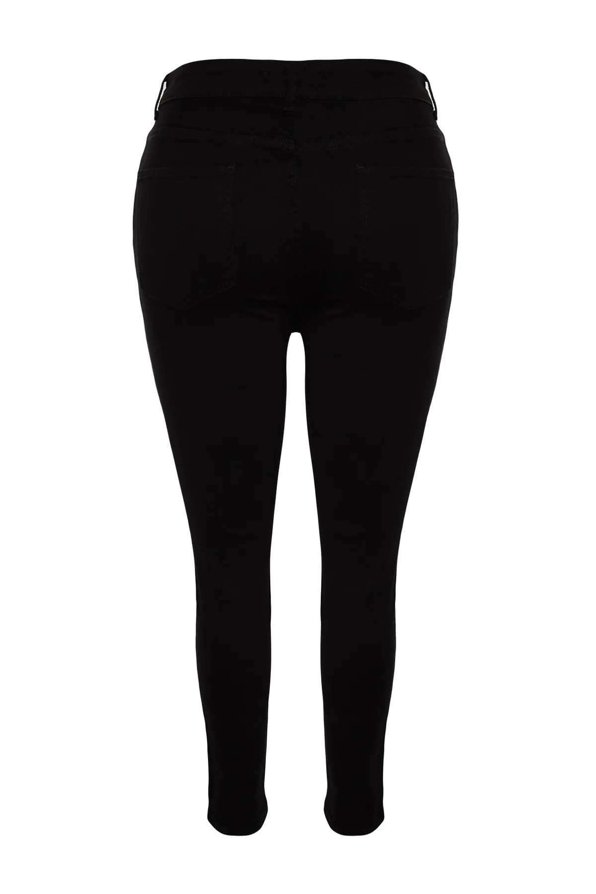 Trendyol Curve  Schwarze, dehnbare Skinny-Jeans mit hoher Taille TBSSS22JE0189