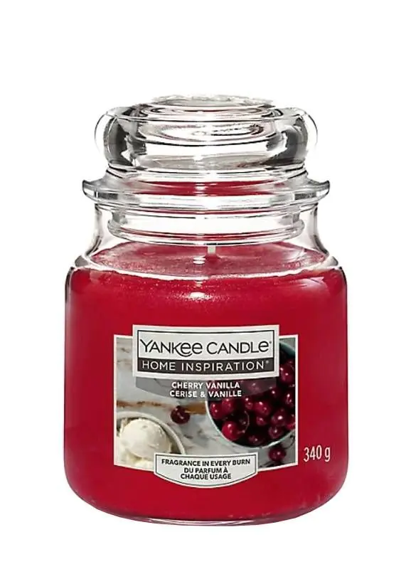 „Yankee Candle Home Inspiration“ kvapioji žvakė „Cherry Vanilla“